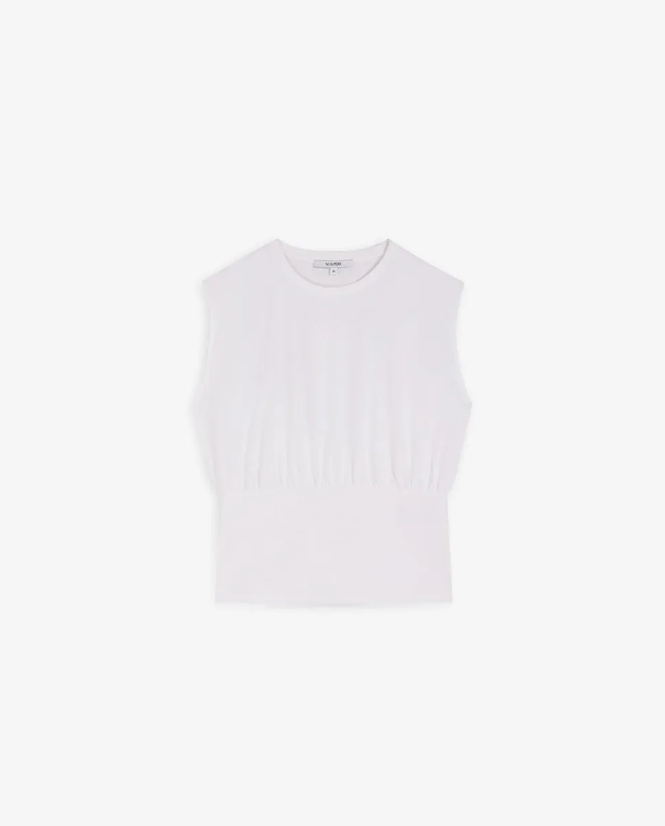 Женская хлопковая майка без рукавов Scalpers, белый
Женская хлопковая майка без рукавов Scalpers, белый