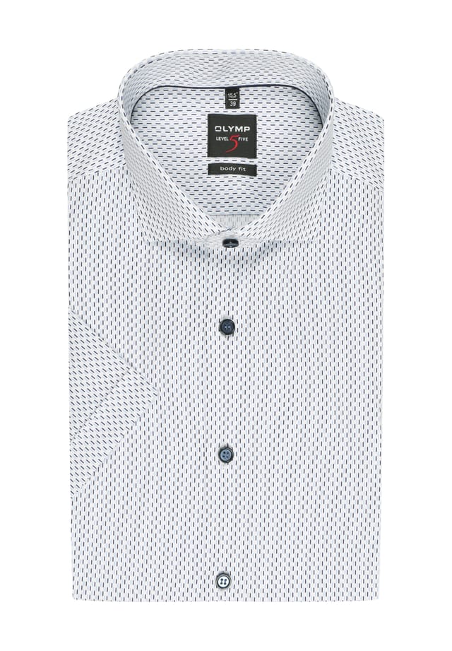 Уровень 5 деловая рубашка кент телосложение Olymp, синий
Уровень 5 деловая рубашка кент телосложение Olymp, синий