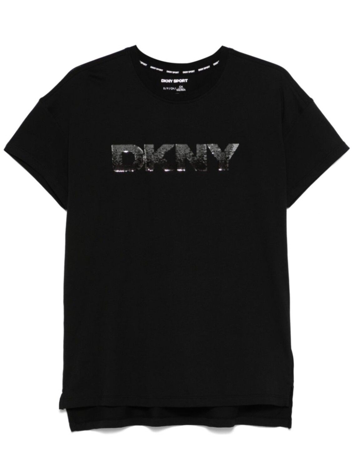 Футболка, украшенная пайетками DKNY, черный
Футболка, украшенная пайетками DKNY, черный