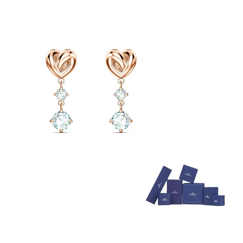 Swarovski Искусственные кристаллы каменные серьги женские white rose gold tone plated
Swarovski Искусственные кристаллы каменные серьги женские white rose gold tone plated