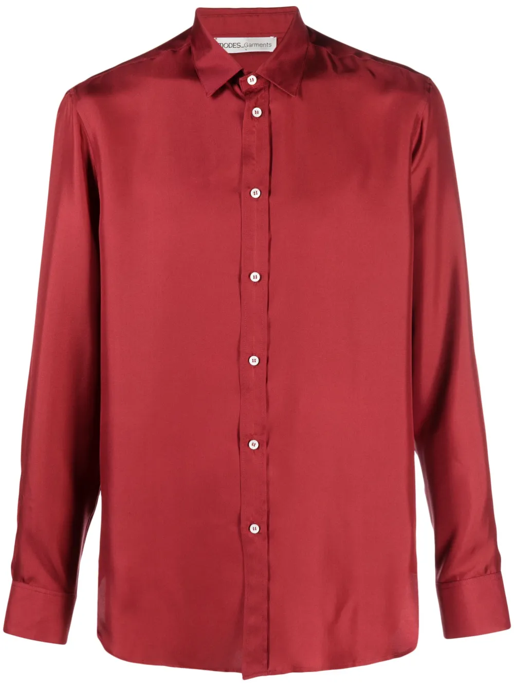 Шелковая рубашка на пуговицах MODES GARMENTS, красный
Шелковая рубашка на пуговицах MODES GARMENTS, красный