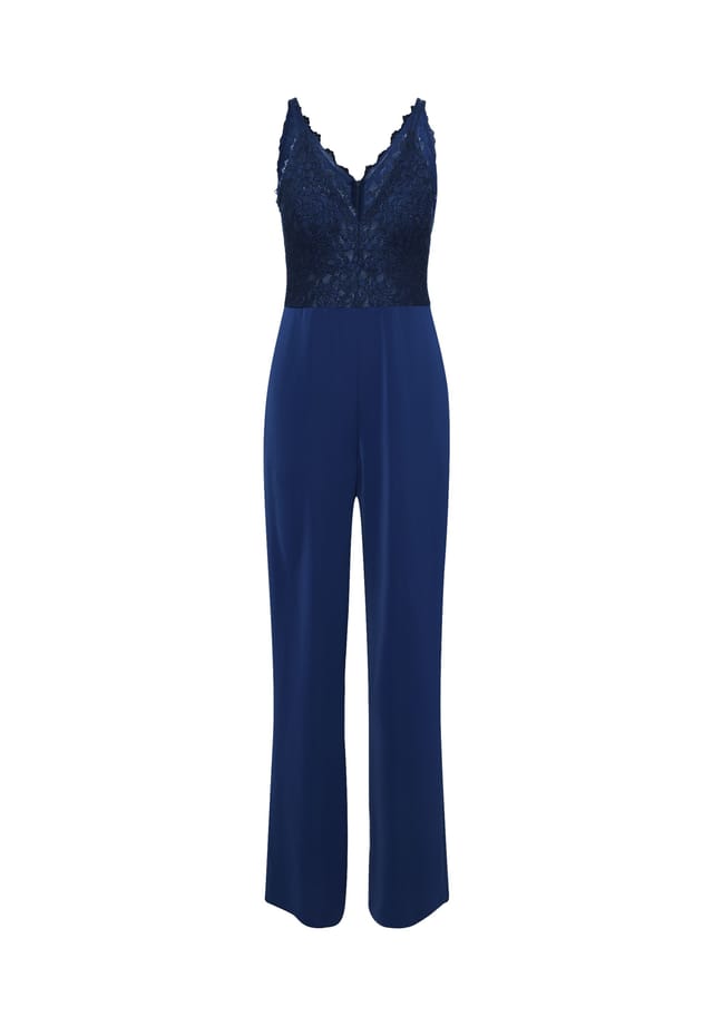 Комбинезон с кружевом Vera Mont, синий
Комбинезон с кружевом Vera Mont, синий