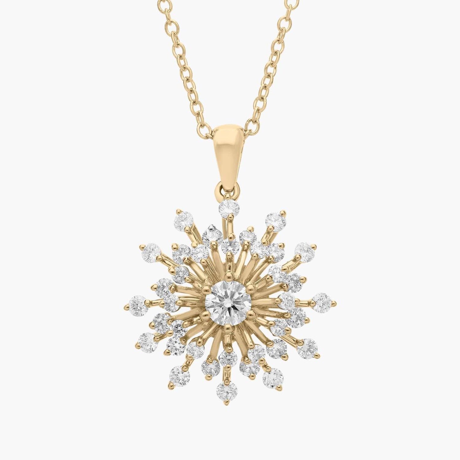 Подвеска с бриллиантами Sunburst из 14-каратного желтого золота (3/4 карата) Blue Nile
Подвеска с бриллиантами Sunburst из 14-каратного желтого золота (3/4 карата) Blue Nile