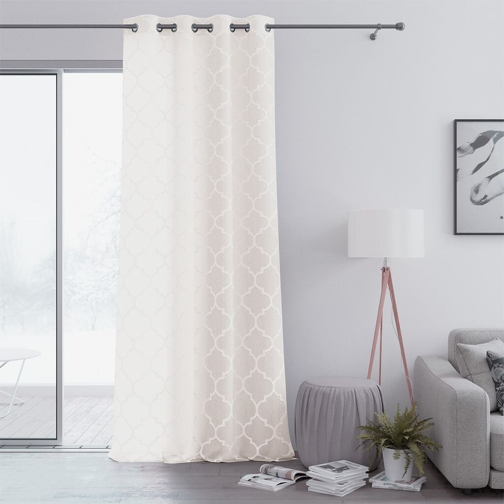 Подвесная штора AmeliaHome Delva с люверсами 140x270 см, кремовая штора с люверсами, прозрачная, легко чистится, прочная и элегантная., бежевый
Подвесная штора AmeliaHome Delva с люверсами 140x270 см, кремовая штора с люверсами, прозрачная, легко чистится, прочная и элегантная., бежевый