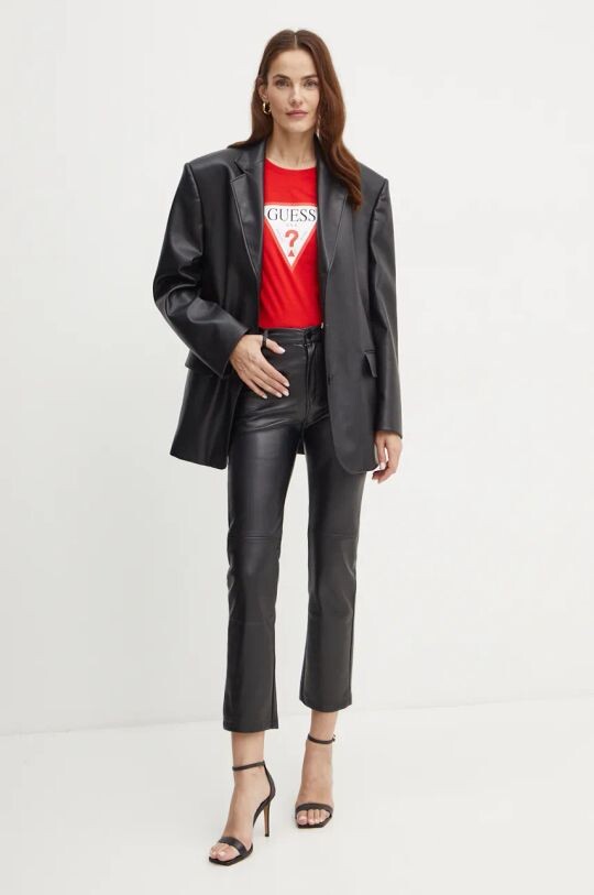 Хлопковая футболка Guess, красный
Хлопковая футболка Guess, красный