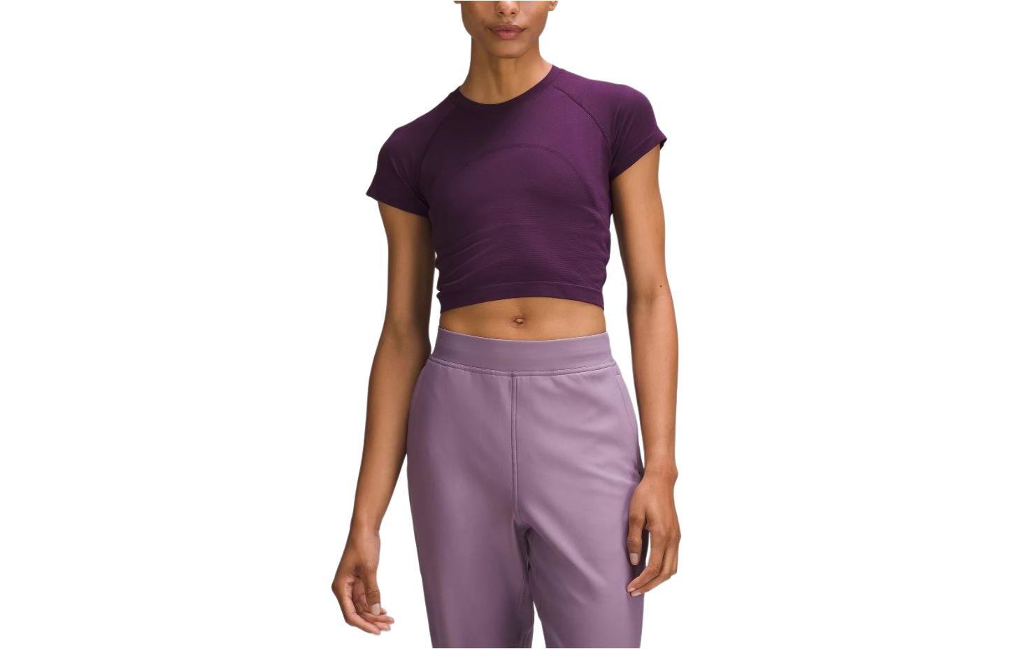 Футболка Swiftly Tech укороченная Lululemon, фиолетовый
Футболка Swiftly Tech укороченная Lululemon, фиолетовый