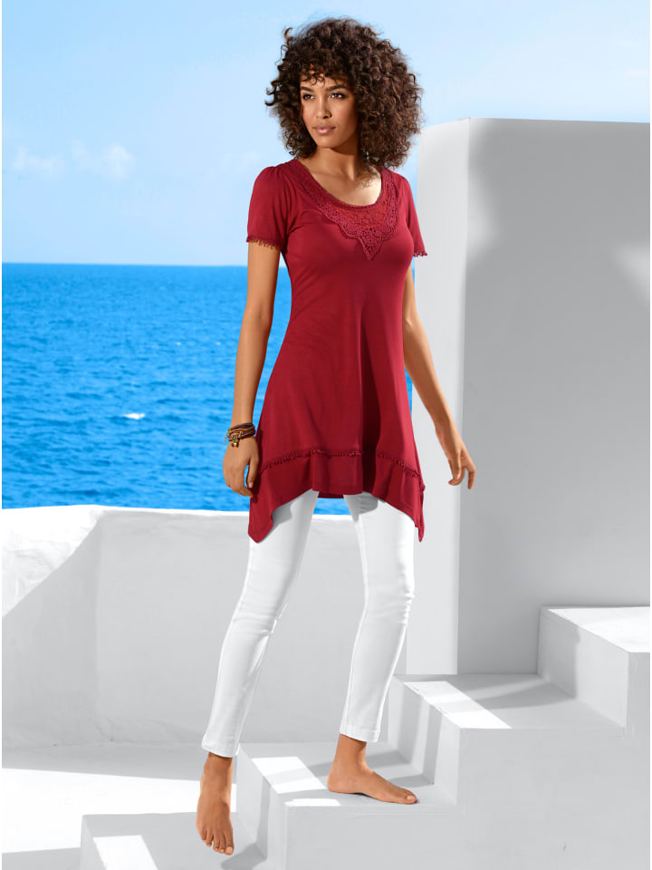 Длинная рубашка карминно-красного цвета Heine
Длинная рубашка карминно-красного цвета Heine