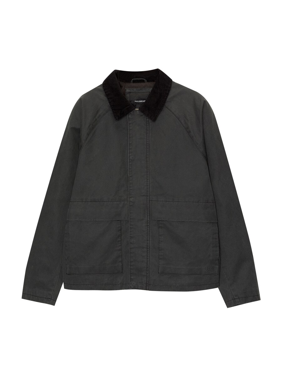 Межсезонная куртка Pull&Bear, черный
Межсезонная куртка Pull&Bear, черный