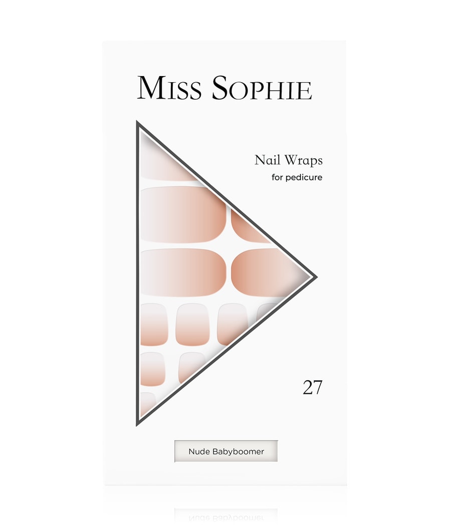 Фольга для ногтей Miss Sophie Nude Babyboomer Pedicure, Nude Babyboomer, 27 шт.
Фольга для ногтей Miss Sophie Nude Babyboomer Pedicure, Nude Babyboomer, 27 шт.