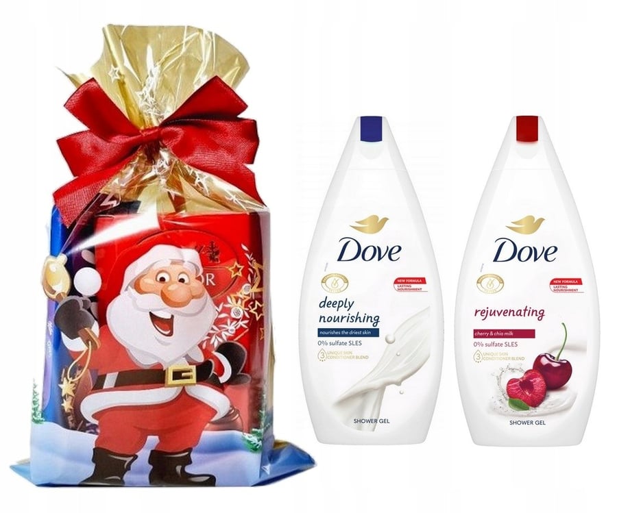 Подарочный набор косметики DOVE для нее Женский гель для душа 2 шт 
Подарочный набор косметики DOVE для нее Женский гель для душа 2 шт