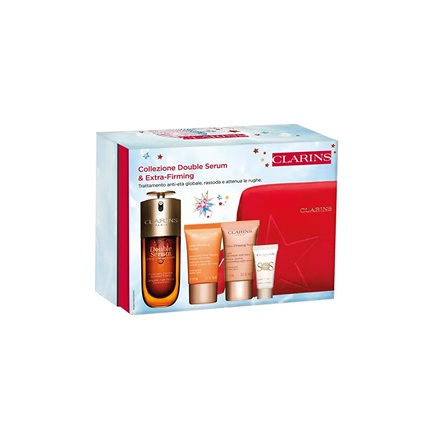 Подарочный набор Double Serum Extra-Firming Clarins
Подарочный набор Double Serum Extra-Firming Clarins
