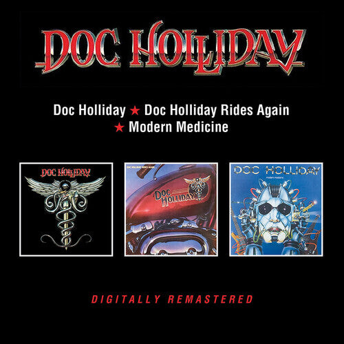 CD диск Doc Holliday: Doc Holliday / Doc Holliday Rides Again / Modern Medicine 
CD диск Doc Holliday: Doc Holliday / Doc Holliday Rides Again / Modern Medicine