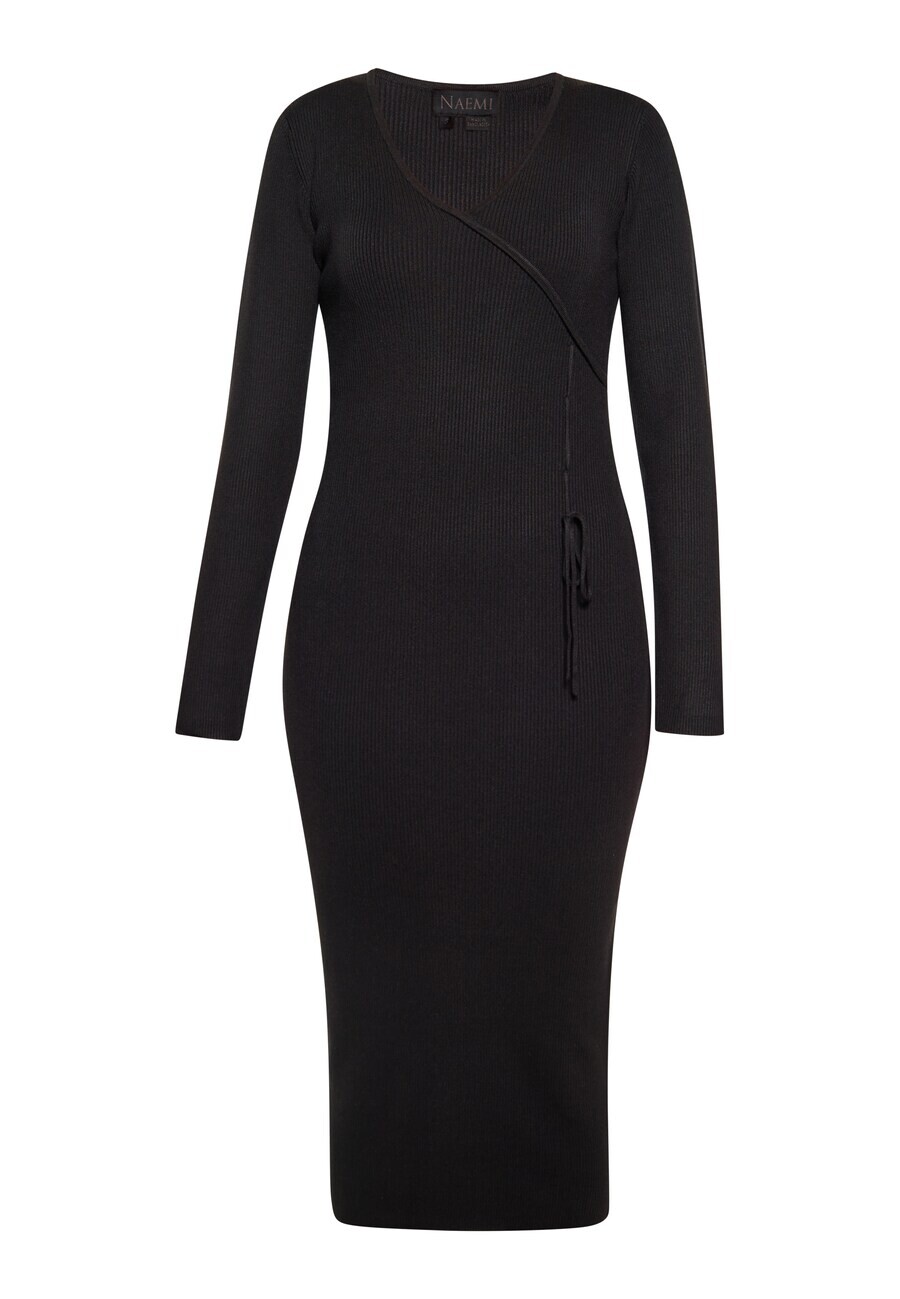 Вязаное платье NAEMI Knitted dress, черный
Вязаное платье NAEMI Knitted dress, черный