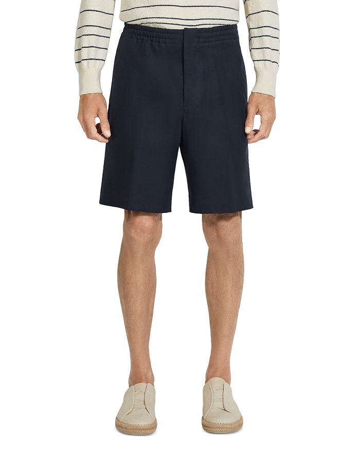 Шорты из льна с эластичной резинкой на талии, классический крой ZEGNA, синий
Шорты из льна с эластичной резинкой на талии, классический крой ZEGNA, синий