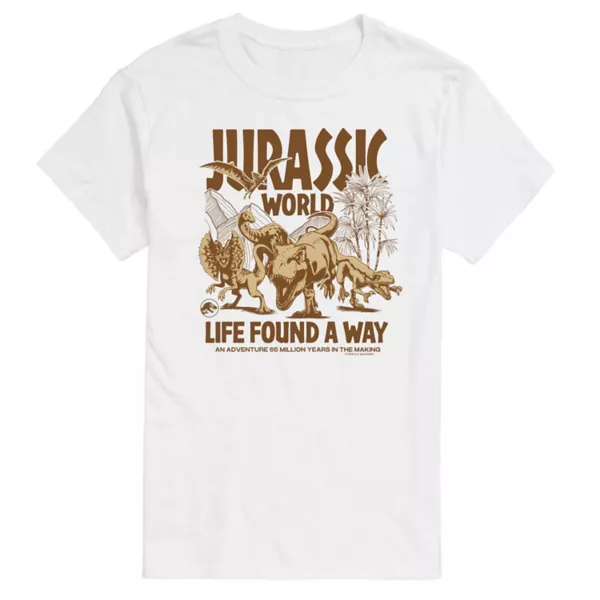 Мужская футболка с графическим принтом «Мир Юрского периода 65 миллионов лет» Licensed Character, белый
Мужская футболка с графическим принтом «Мир Юрского периода 65 миллионов лет» Licensed Character, белый