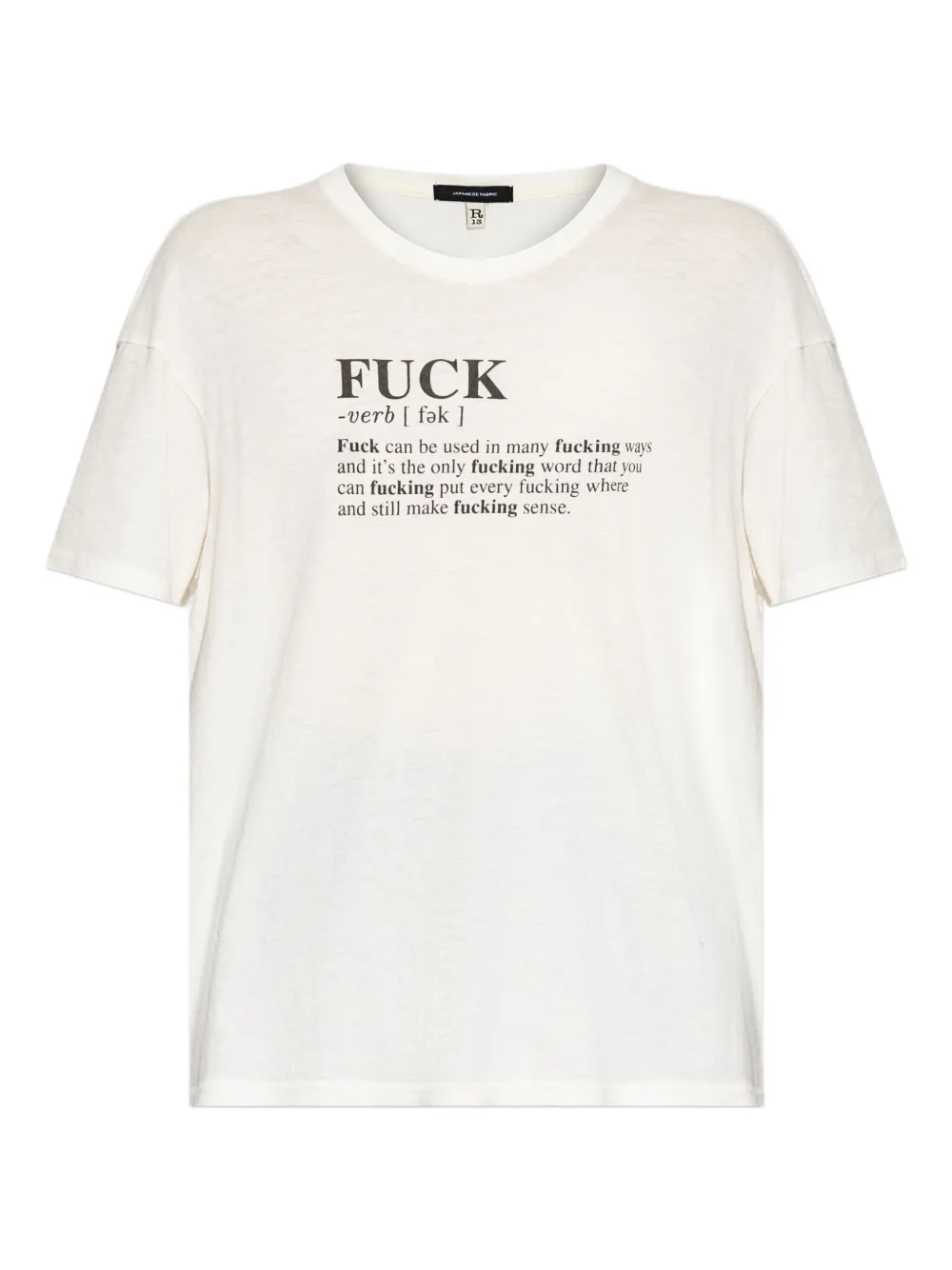 Футболка с круглым вырезом R13, белый
Футболка с круглым вырезом R13, белый