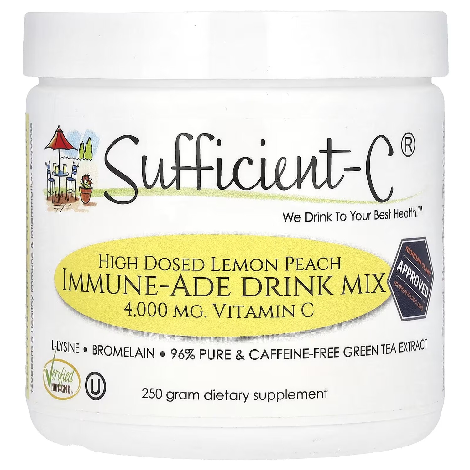 Добавка Sufficient High Dosed Immune-Ade Drink Mix лимон и персик, 250 г
Добавка Sufficient High Dosed Immune-Ade Drink Mix лимон и персик, 250 г