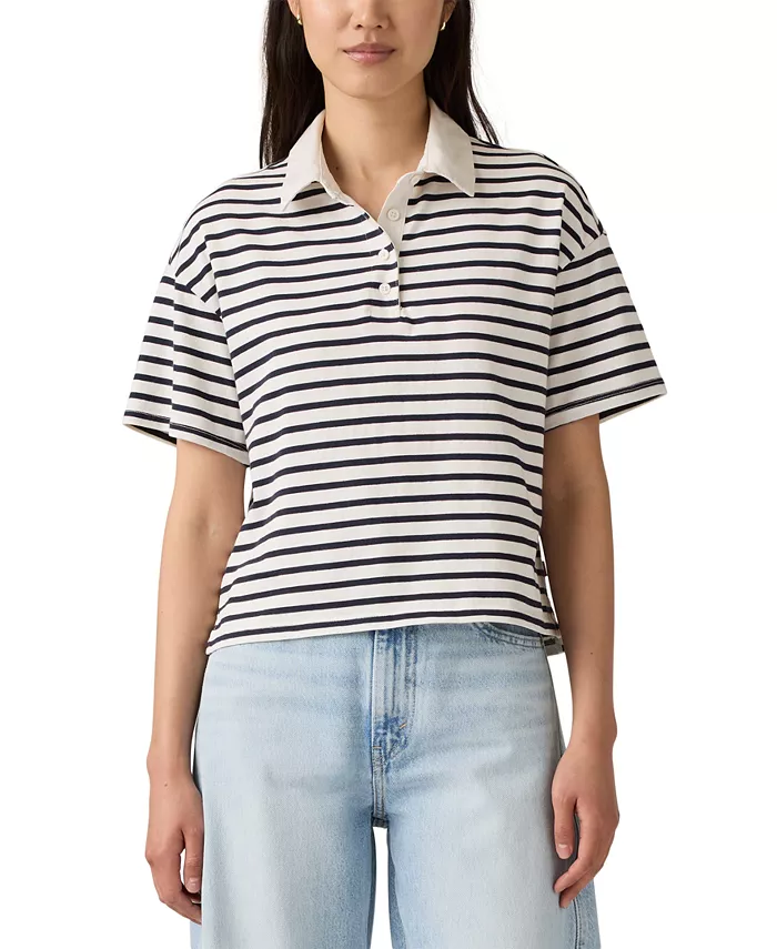 Женская хлопковая футболка-поло Aries Rugby Levi's, черный
Женская хлопковая футболка-поло Aries Rugby Levi's, черный