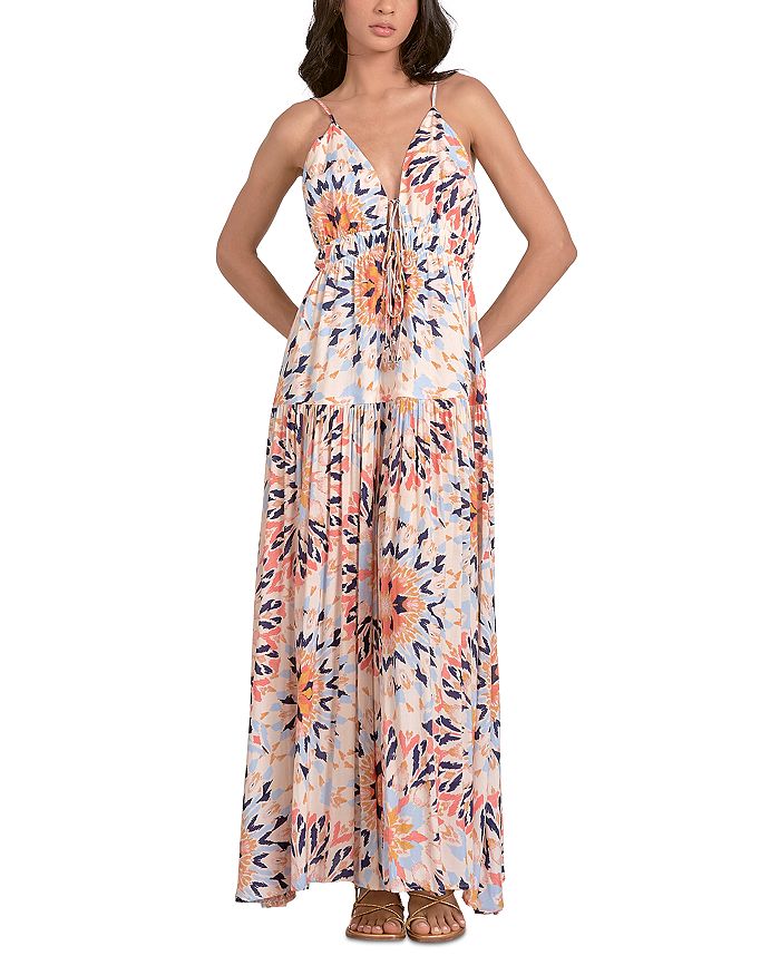 Макси-платье на тонких бретелях Elan, мультиколор
Макси-платье на тонких бретелях Elan, мультиколор