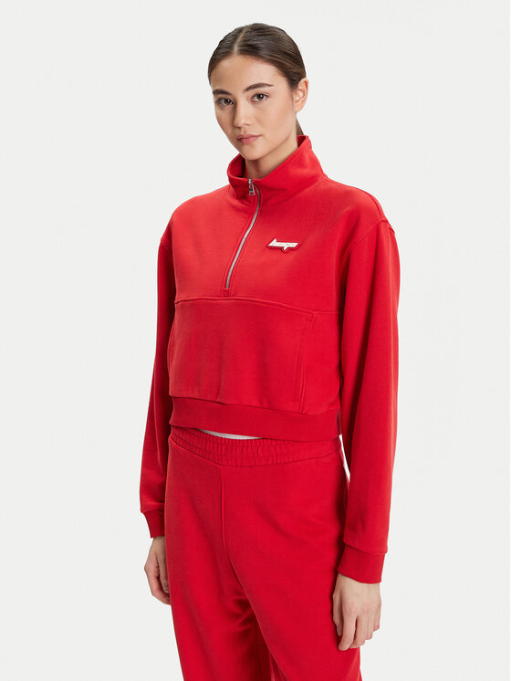 Свитшот loose fit Dorata_B 50542972 Hugo, красный 
Свитшот loose fit Dorata_B 50542972 Hugo, красный