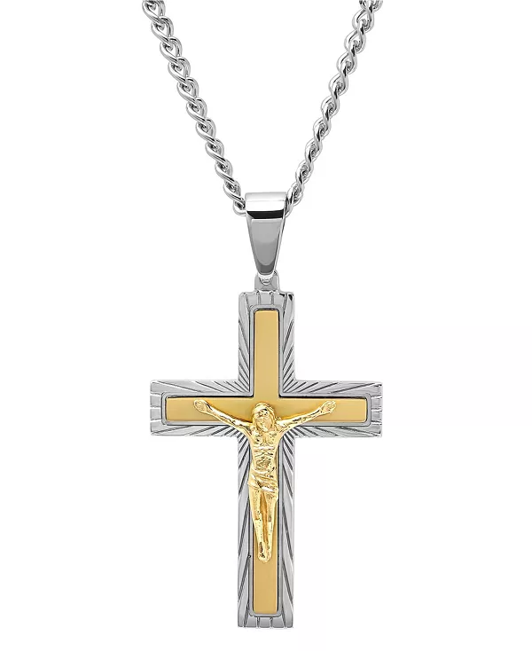 Мужское ожерелье с подвеской в виде распятия Macy'S, gold
Мужское ожерелье с подвеской в виде распятия Macy'S, gold