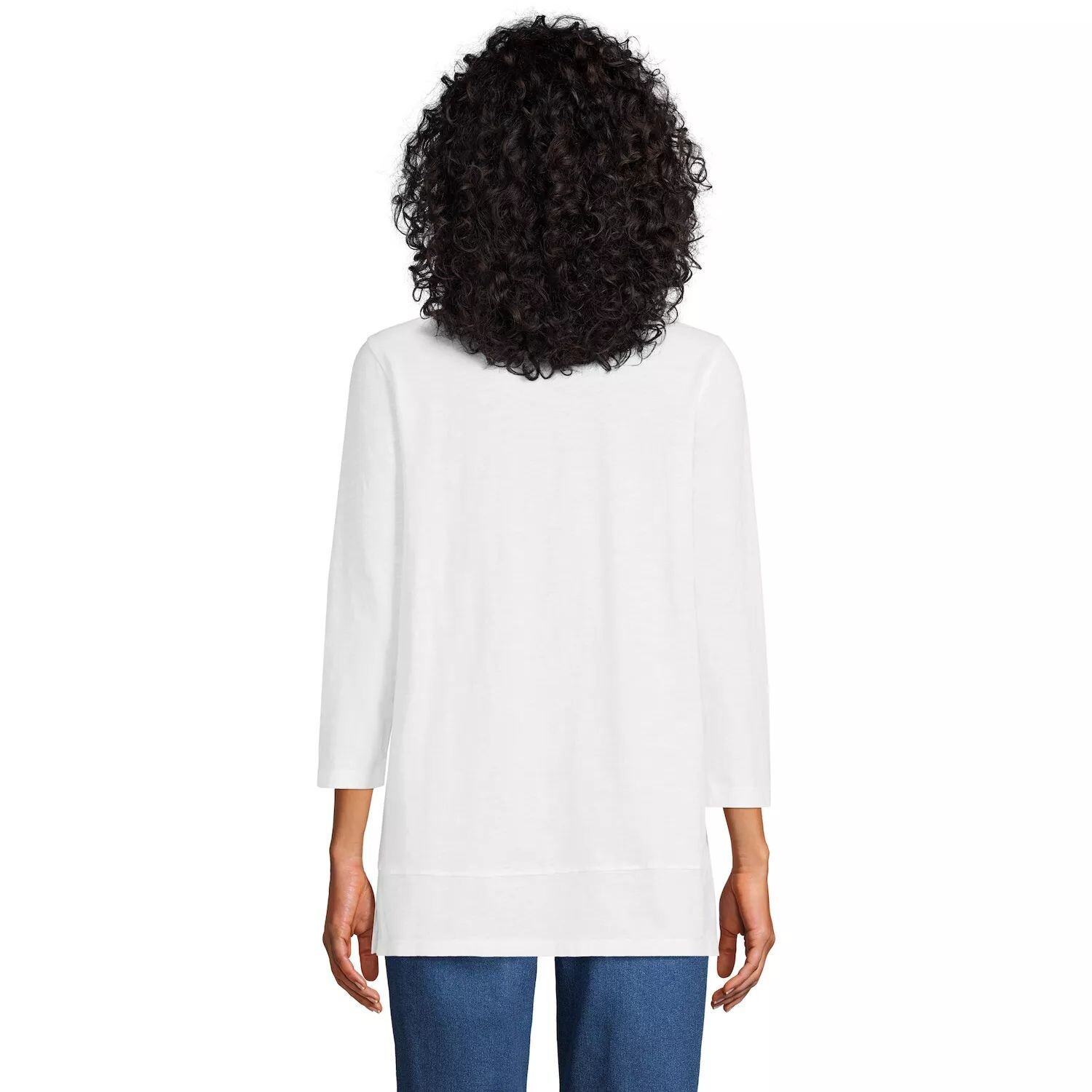 Женская свободная туника из джерси Lands End Lands' End 
Женская свободная туника из джерси Lands End Lands' End