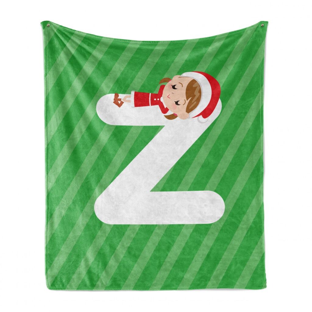 Мягкое фланелевое флисовое одеяло ABAKUHAUS Christmas Alphabet, Рождество с буквой Z, уютный плюш для использования в помещении и на улице, 125 x 175 см, темно-зеленый, коралловый и белый
Мягкое фланелевое флисовое одеяло ABAKUHAUS Christmas Alphabet, Рождество с буквой Z, уютный плюш для использования в помещении и на улице, 125 x 175 см, темно-зеленый, коралловый и белый