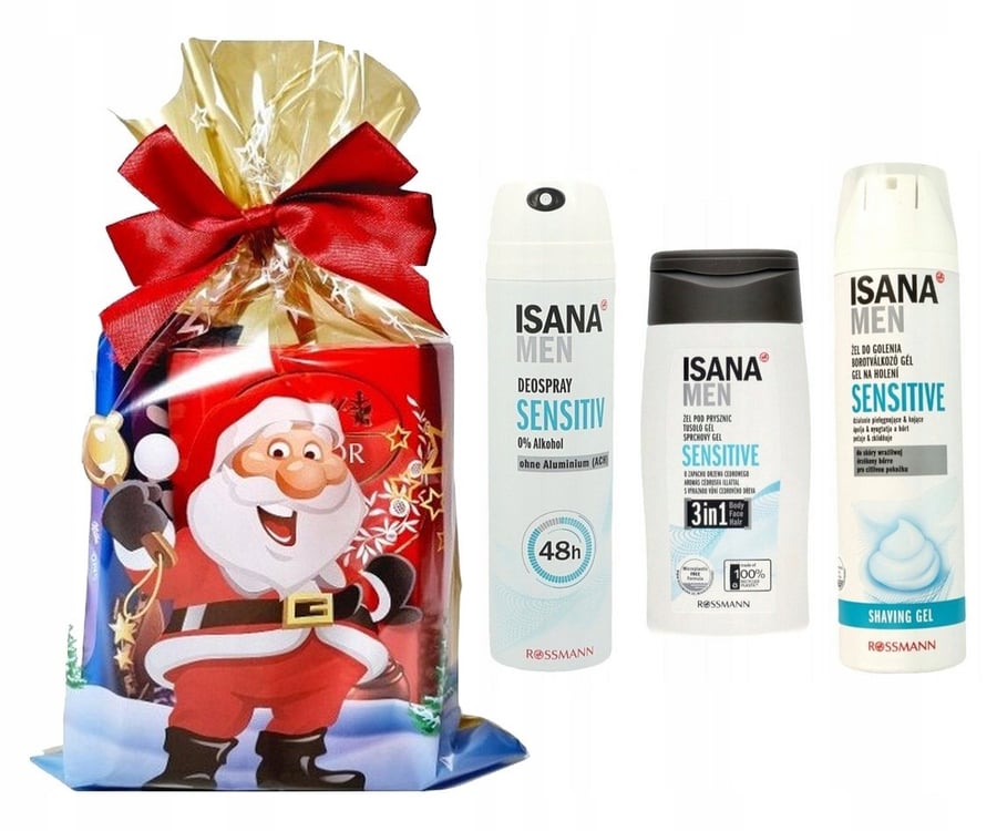 Мужской рождественский подарочный набор косметики для него, для чувствительной кожи, 3 предмета Inna marka
Мужской рождественский подарочный набор косметики для него, для чувствительной кожи, 3 предмета Inna marka