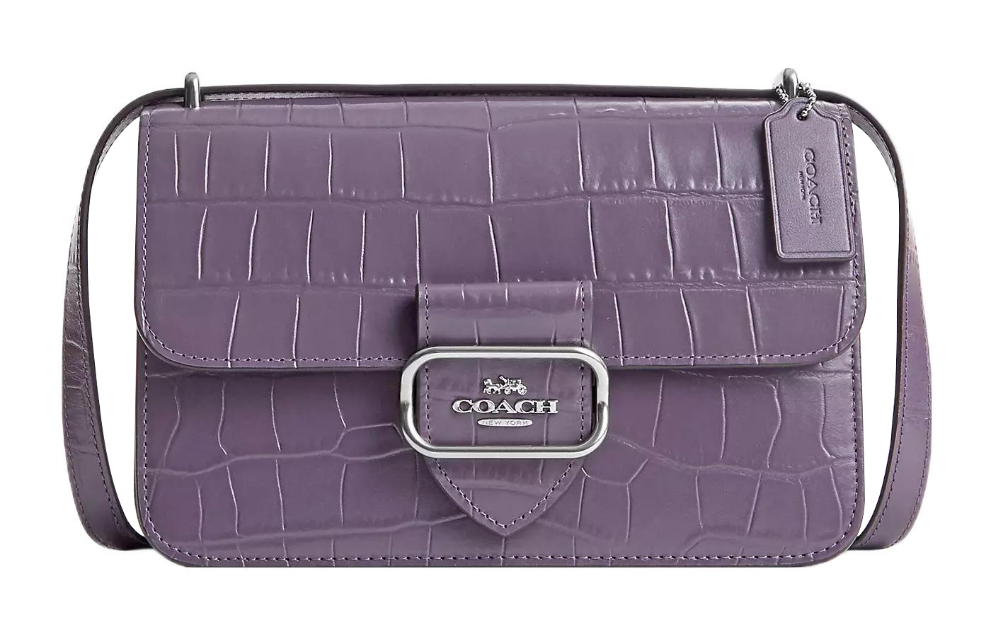 COACH Маленькая квадратная сумка через плечо из кожи Морган крупный рогатый скот
COACH Маленькая квадратная сумка через плечо из кожи Морган крупный рогатый скот