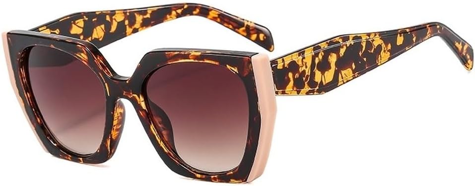 Популярные модные солнцезащитные очки «кошачий глаз» в форме многоугольника для женщин, винтажные, с прозрачным градиентом, защита от УФ-излучения UV400, двухцветные солнцезащитные очки для мужчин SKFGNX, Leopard Beige Tea
Популярные модные солнцезащитные очки «кошачий глаз» в форме многоугольника для женщин, винтажные, с прозрачным градиентом, защита от УФ-излучения UV400, двухцветные солнцезащитные очки для мужчин SKFGNX, Leopard Beige Tea