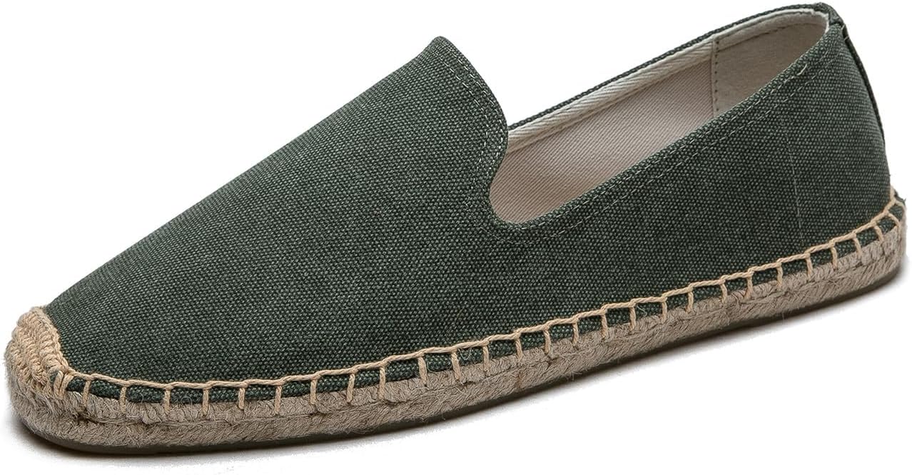 Мужские классические эспадрильи U-lite с замшевым и текстильным верхом, круглым носком, однотонные, с удобной мягкой подошвой, без шнуровки, зеленый
Мужские классические эспадрильи U-lite с замшевым и текстильным верхом, круглым носком, однотонные, с удобной мягкой подошвой, без шнуровки, зеленый