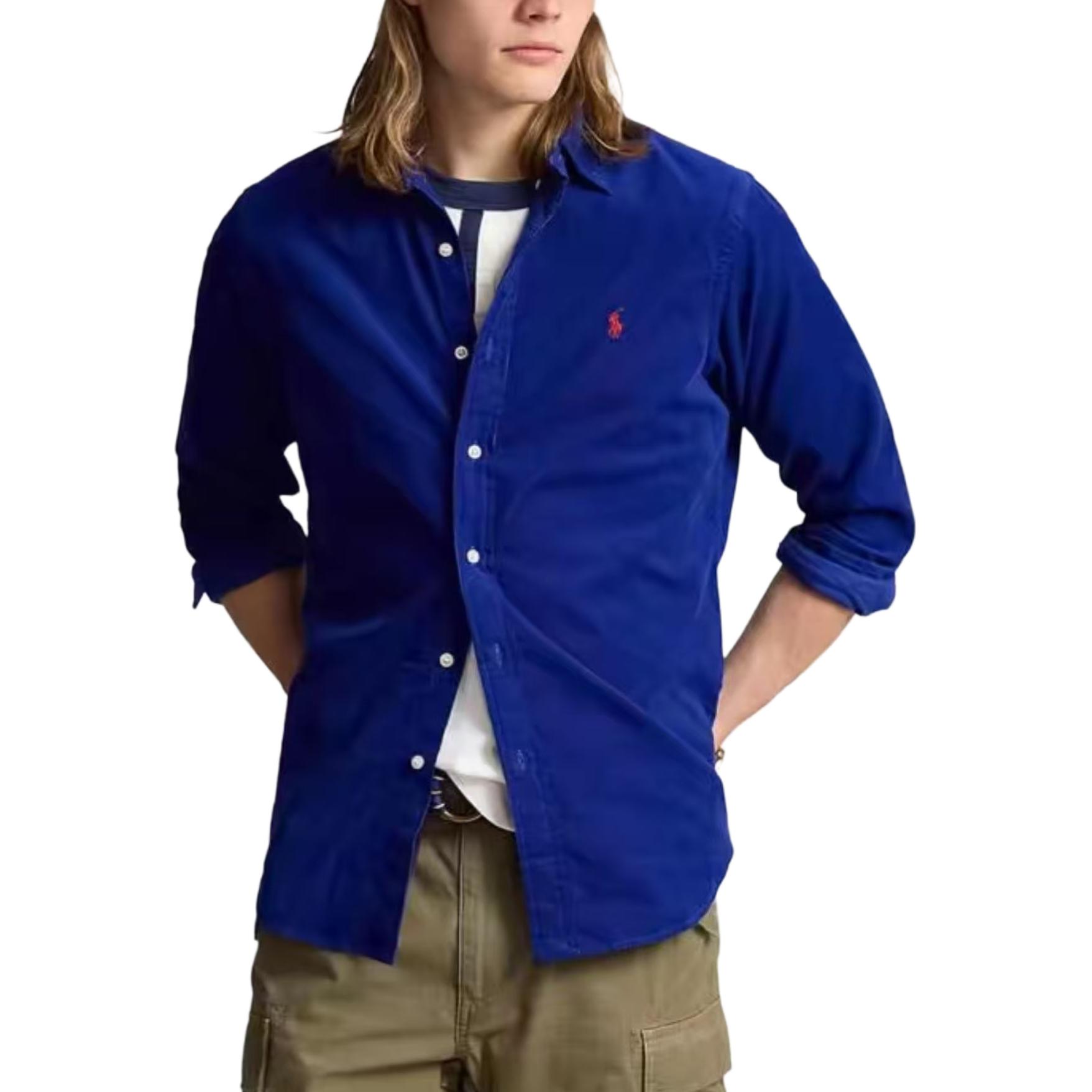 Polo Ralph Lauren Мужская рубашка темно-синего цвета
Polo Ralph Lauren Мужская рубашка темно-синего цвета