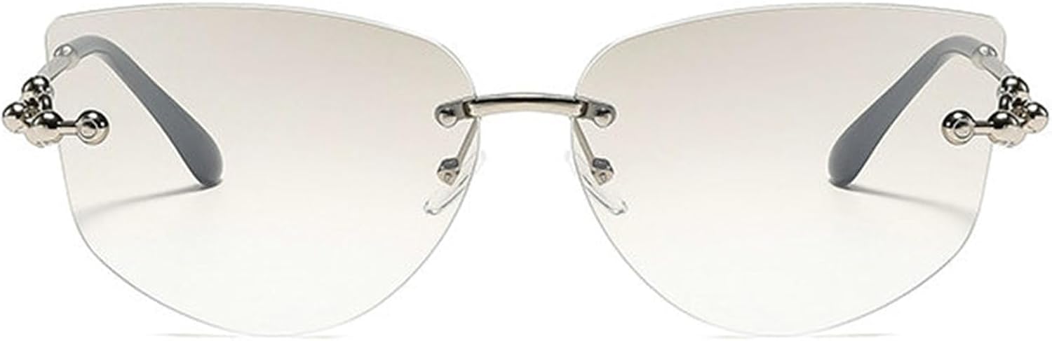 Модные и милые солнцезащитные очки без оправы «кошачий глаз» для женщин. Стильные солнцезащитные очки большого размера с градиентным переходом цвета, защита от ультрафиолета UV400 willochra, C5
Модные и милые солнцезащитные очки без оправы «кошачий глаз» для женщин. Стильные солнцезащитные очки большого размера с градиентным переходом цвета, защита от ультрафиолета UV400 willochra, C5