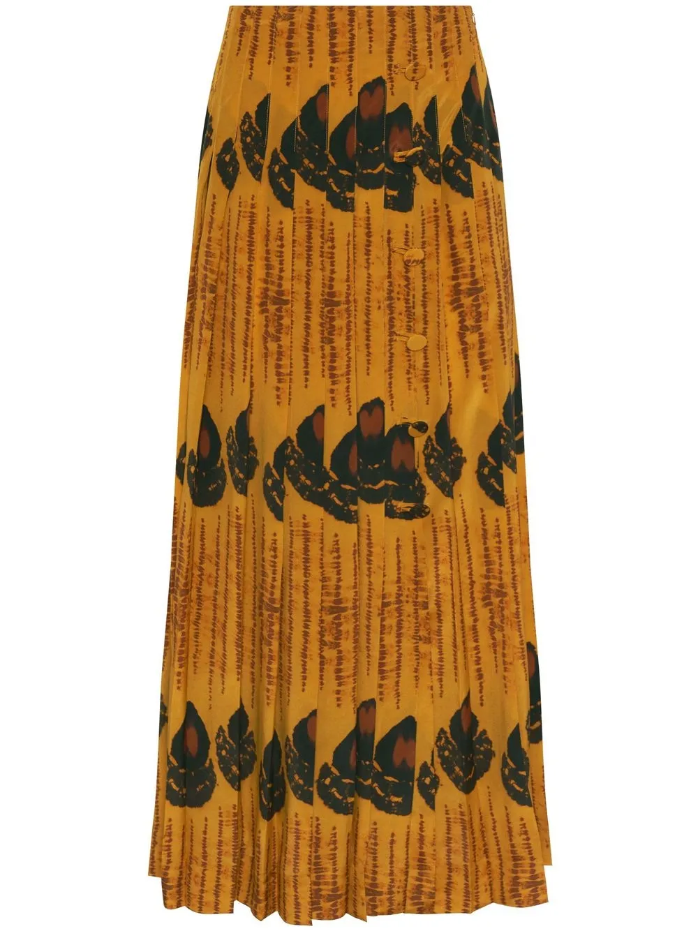 Плиссированная юбка с узором Altuzarra, оранжевый
Плиссированная юбка с узором Altuzarra, оранжевый