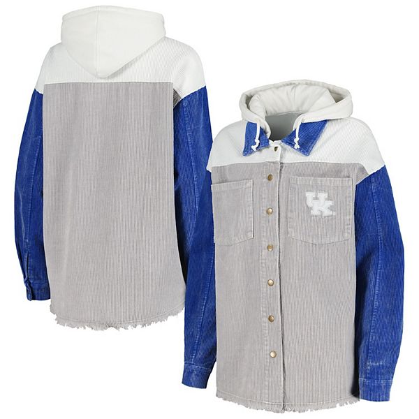 Женская серая куртка-рубашка kentucky wildcats с капюшоном на молнии, в винтажном стиле Gameday Couture
Женская серая куртка-рубашка kentucky wildcats с капюшоном на молнии, в винтажном стиле Gameday Couture