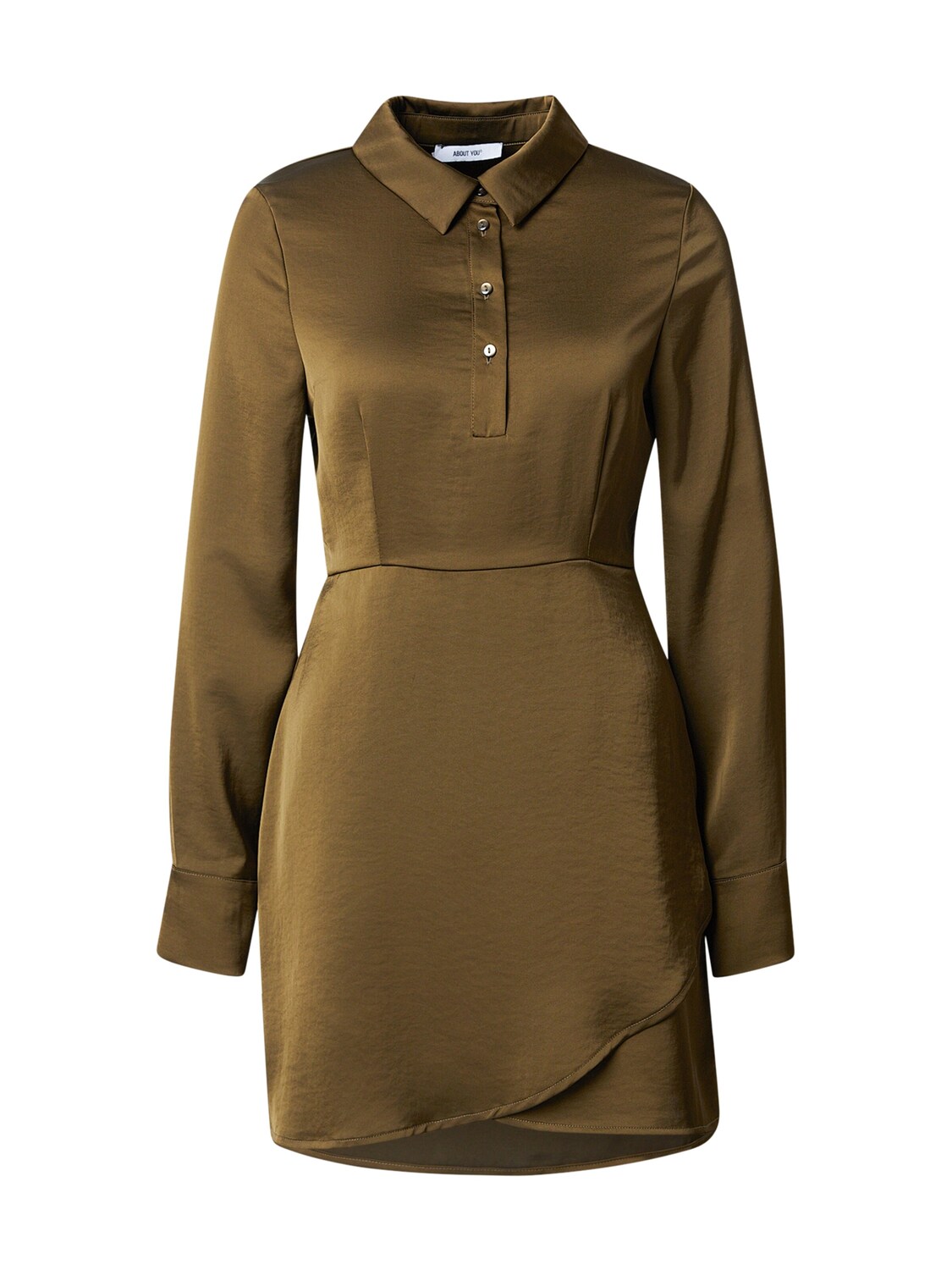 ABOUT YOU Платье-рубашка 'Cornelia' в цвете хаки
ABOUT YOU Платье-рубашка 'Cornelia' в цвете хаки