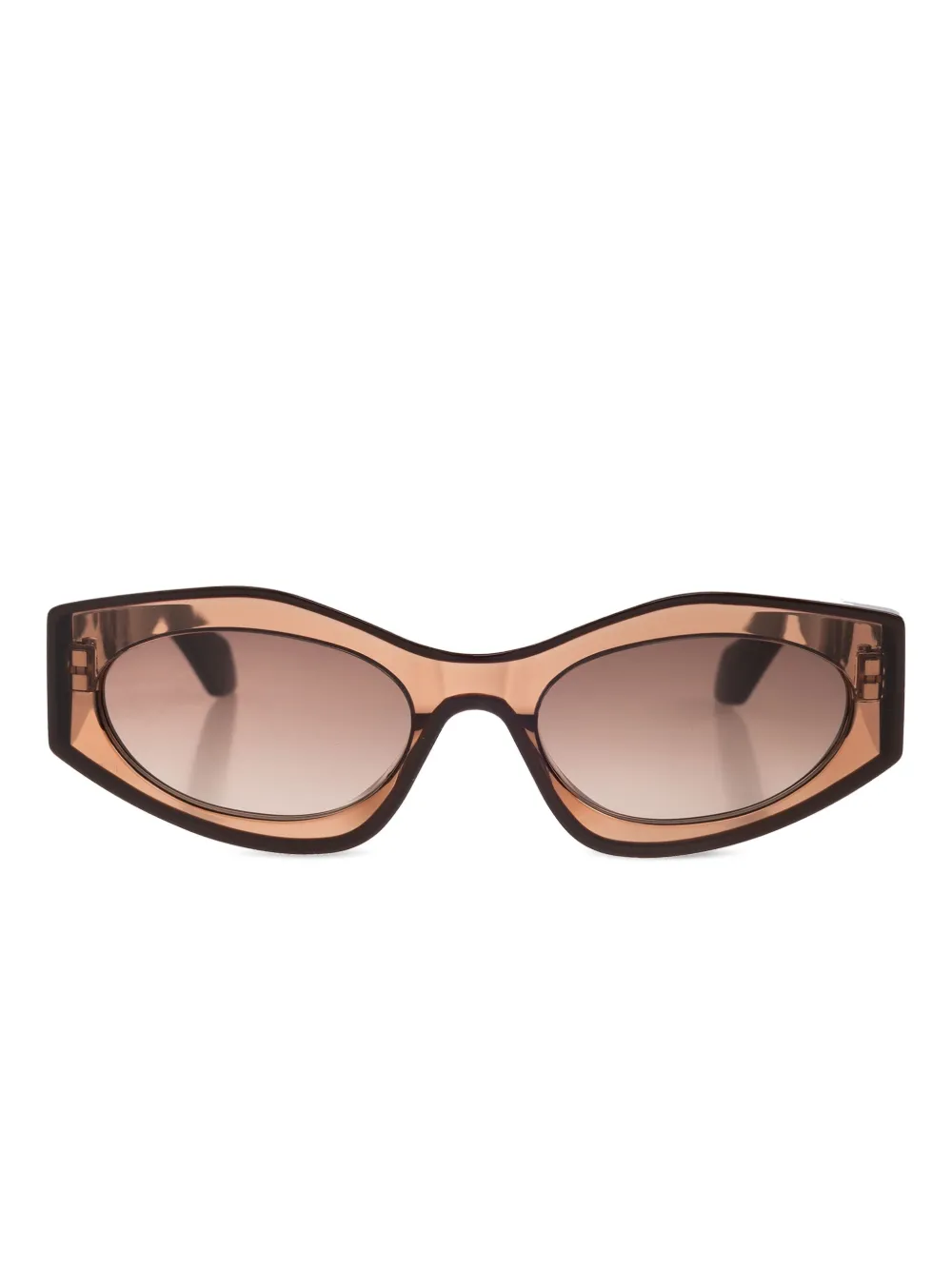 Солнцезащитные очки в геометричной оправе Alaïa, коричневый
Солнцезащитные очки в геометричной оправе Alaïa, коричневый