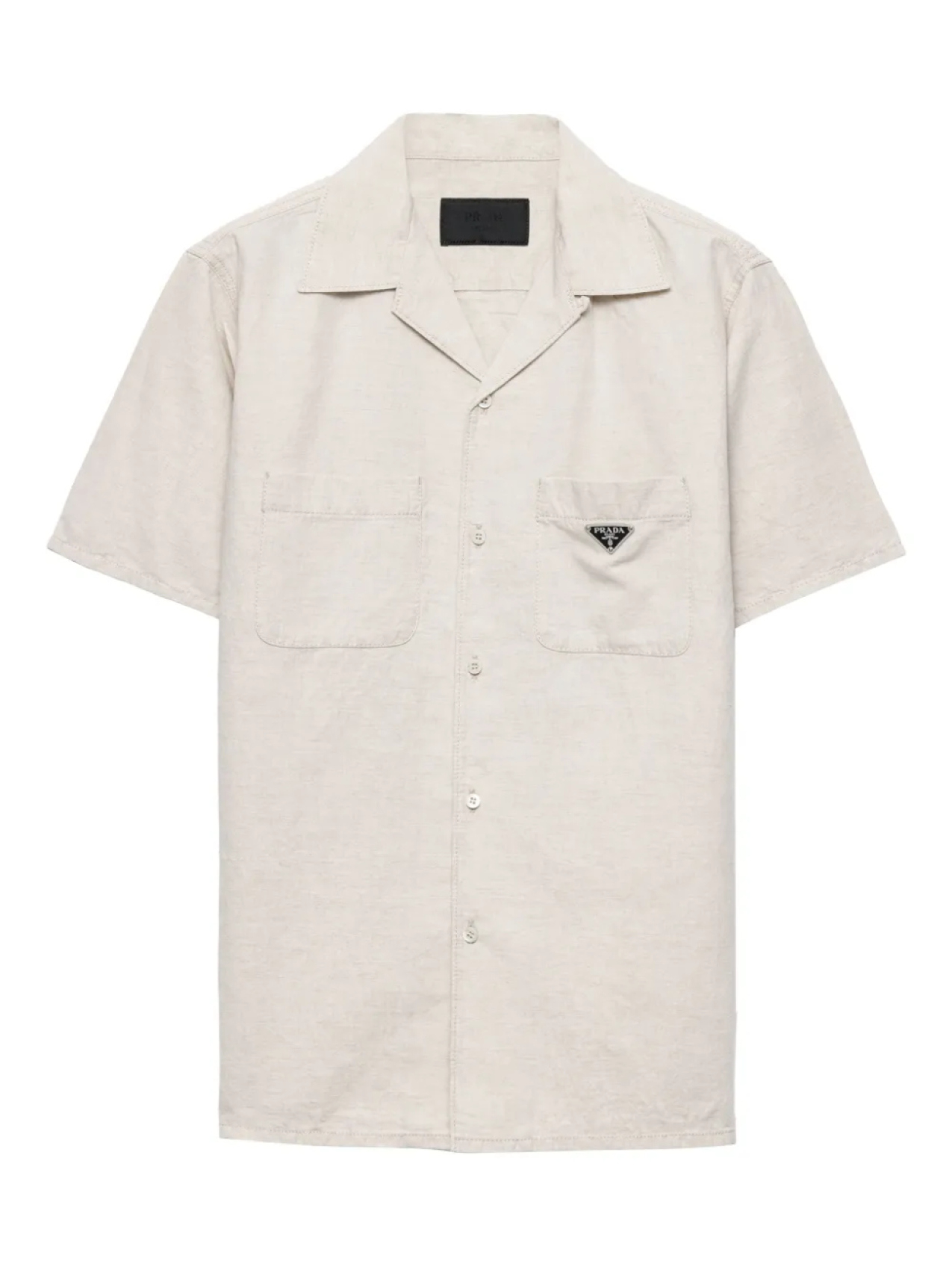 Prada рубашка с логотипом, нейтральный
Prada рубашка с логотипом, нейтральный