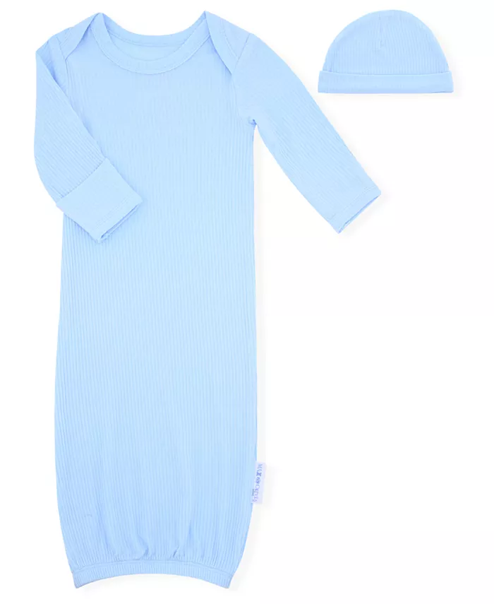 Комплект для мальчиков из 2 предметов: ребристая распашонка и шапочка Max & Olivia, синий
Комплект для мальчиков из 2 предметов: ребристая распашонка и шапочка Max & Olivia, синий