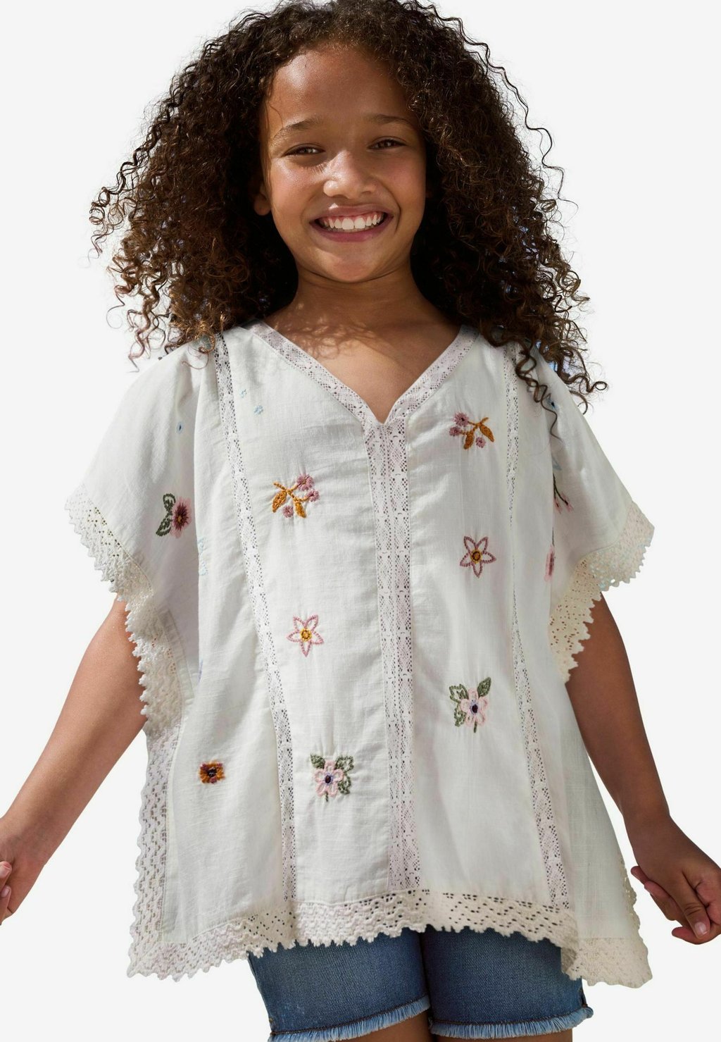 Платье из джерси Next, белый 
Платье из джерси Next, белый