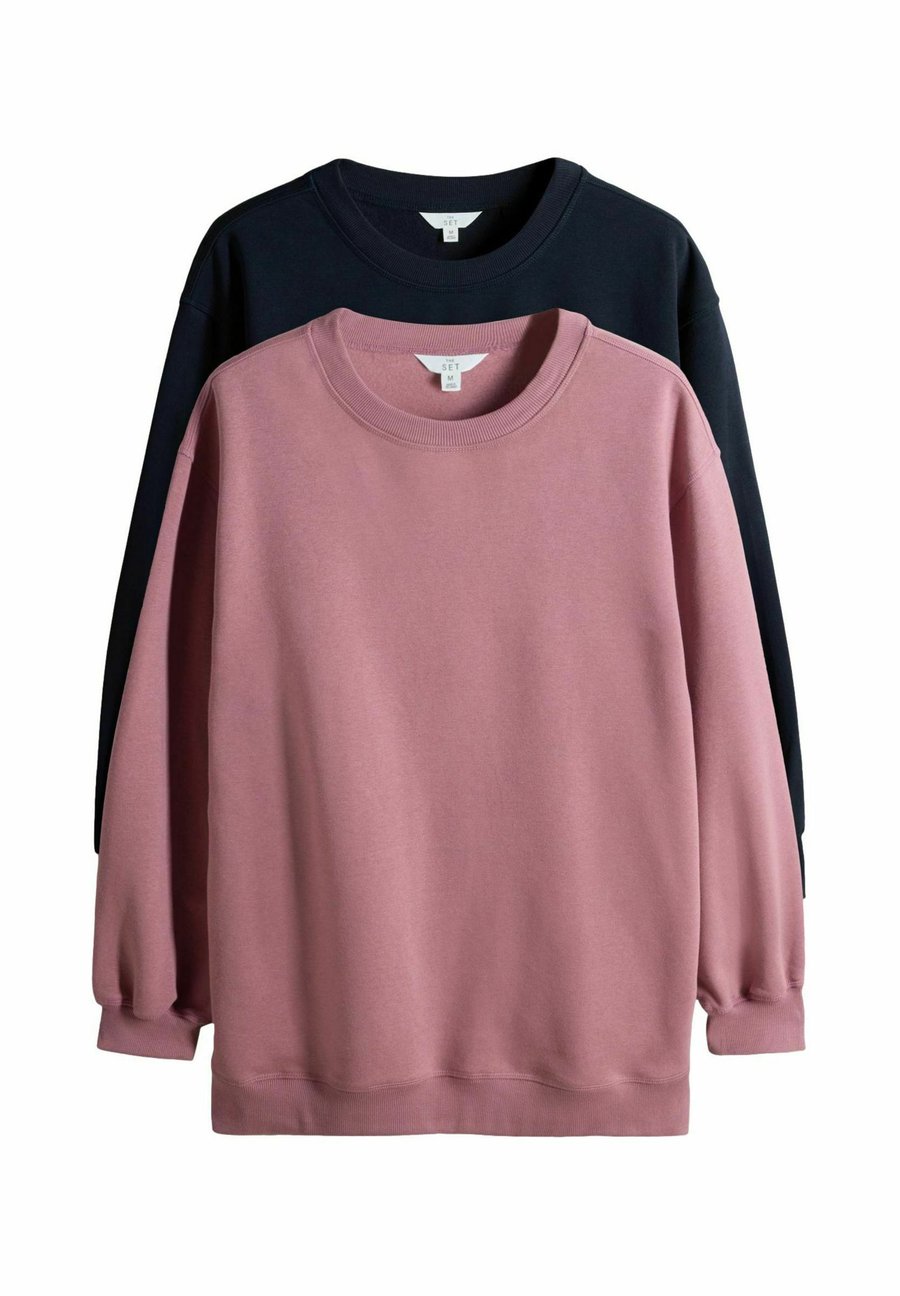 Толстовка THE SET 2 PACK LONGLINE CREW NECK, Navy/Pink/Blue
Толстовка THE SET 2 PACK LONGLINE CREW NECK, Navy/Pink/Blue