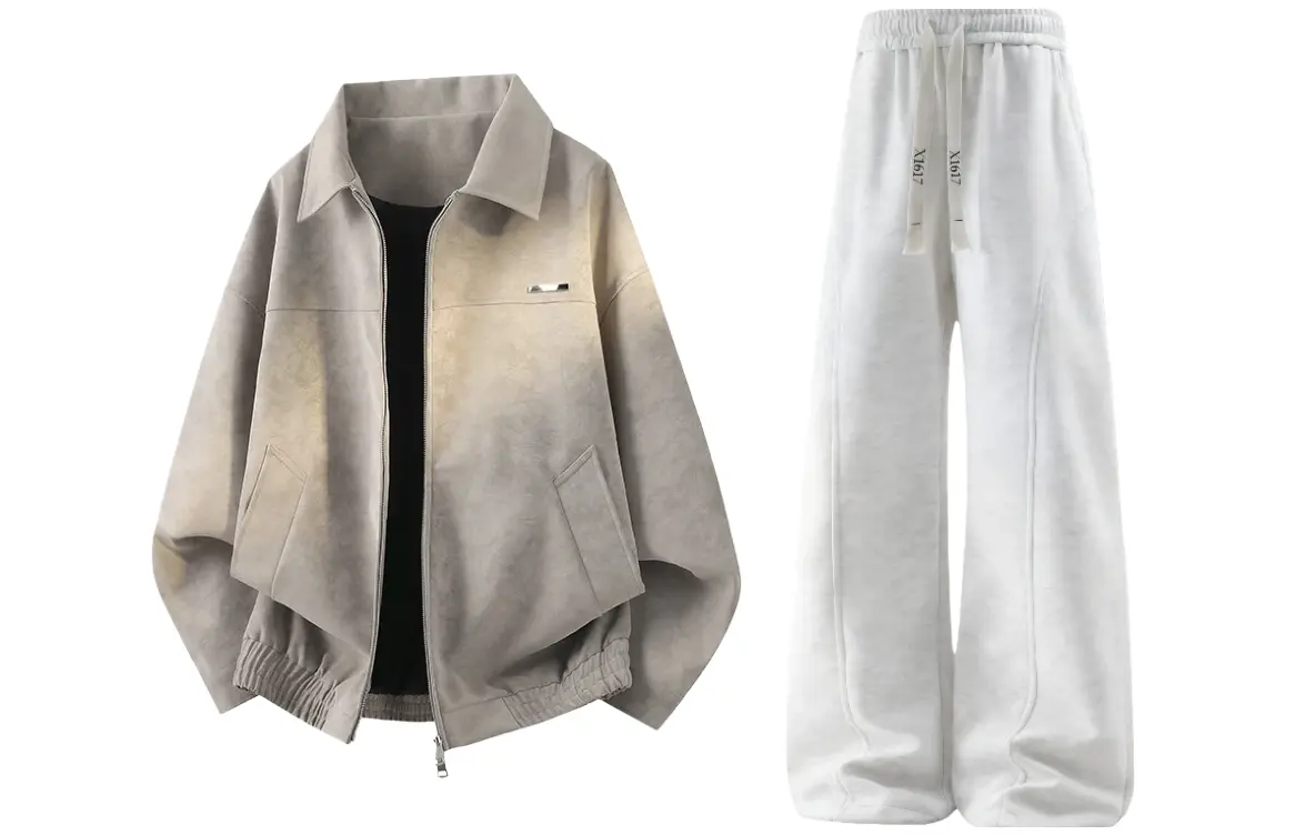 Повседневная спортивная одежда Unisex с лацканом Lapel Moderate X1617, серый jacket+белый heather серый pants
Повседневная спортивная одежда Unisex с лацканом Lapel Moderate X1617, серый jacket+белый heather серый pants