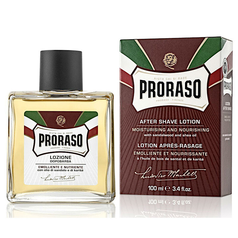 Proraso Red, питательный лосьон после бритья, 100мл
Proraso Red, питательный лосьон после бритья, 100мл