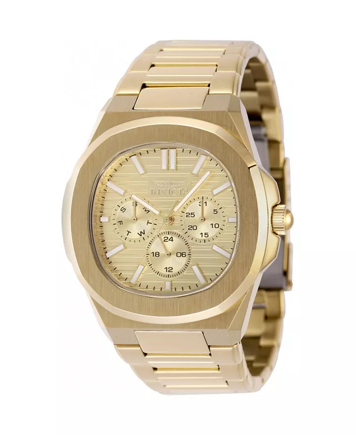 Мужские часы 48525 Speedway Quartz Chronograph с золотым циферблатом Invicta, золотой 
Мужские часы 48525 Speedway Quartz Chronograph с золотым циферблатом Invicta, золотой