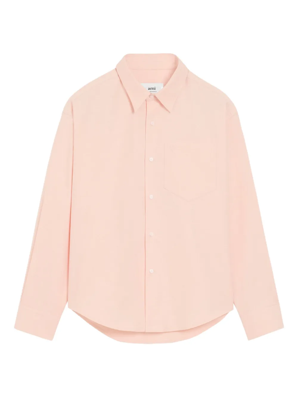 Хлопковая рубашка Ami Paris, розовый
Хлопковая рубашка Ami Paris, розовый