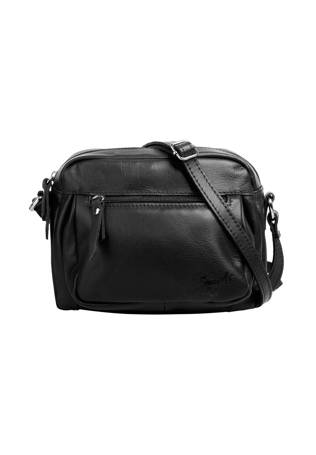 Сумка через плечо, натуральная кожа Samantha Look, черный 
Сумка через плечо, натуральная кожа Samantha Look, черный