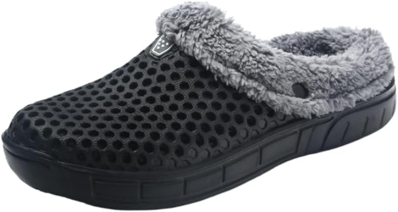 Мужские деревянные сабо однотонного цвета для теплой погоды с перфорацией, теплая плюшевая подкладка, легкие и удобные, с противоскользящей и прочной подошвой из EVA, подходят для использования в помещении и дома в качестве тапочек Clolinde, чер...
Мужские деревянные сабо однотонного цвета для теплой погоды с перфорацией, теплая плюшевая подкладка, легкие и удобные, с противоскользящей и прочной подошвой из EVA, подходят для использования в помещении и дома в качестве тапочек Clolinde, чер...