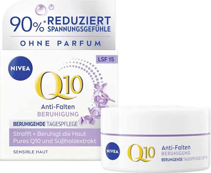 Дневной крем NIVEA Anti Falten Gesichtscreme Q10 Beruhigung LSF 15, 50 ml
Дневной крем NIVEA Anti Falten Gesichtscreme Q10 Beruhigung LSF 15, 50 ml