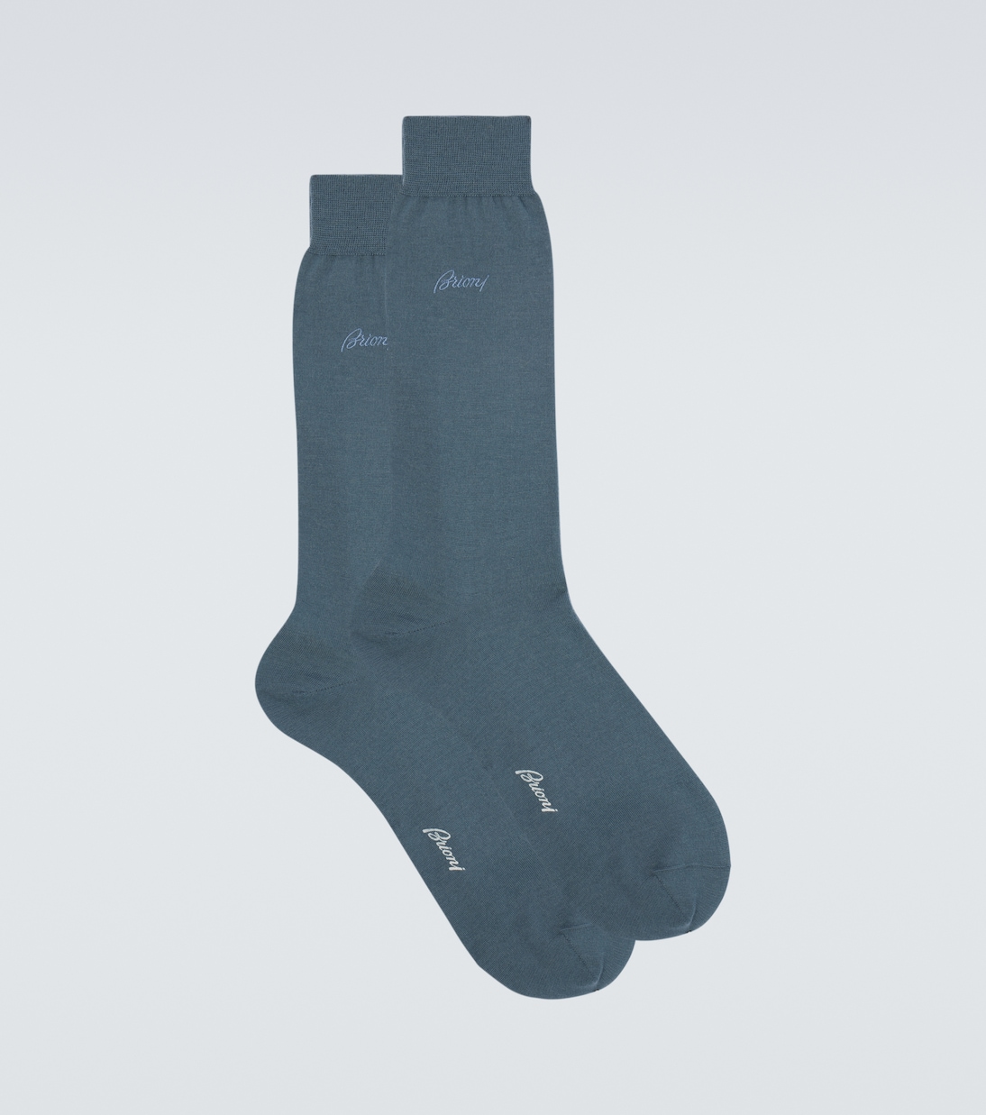 Шерстяные носки Brioni, Petroleum Blue 
Шерстяные носки Brioni, Petroleum Blue