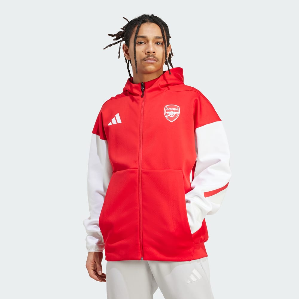 Спортивная куртка Adidas Arsenal ADIDAS Z.N.E. Anthem Jacket, цвет Better Scarlet/White 
Спортивная куртка Adidas Arsenal ADIDAS Z.N.E. Anthem Jacket, цвет Better Scarlet/White